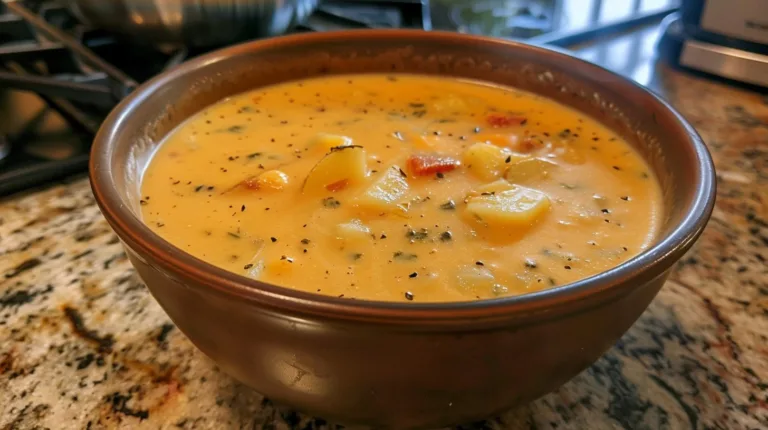 Cheesy Potato Soup Recipe: Creamy and Delicious