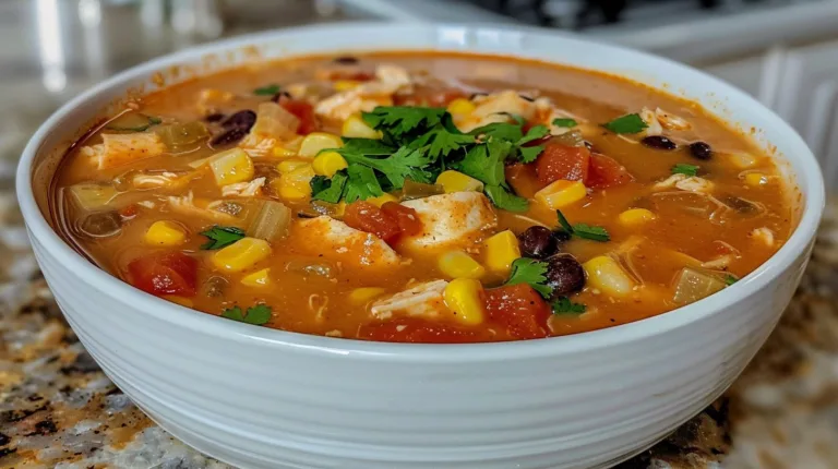 Chicken Enchilada Soup Recipe: Flavorful and Easy
