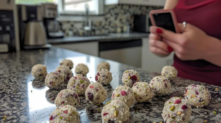 Cranberry Pistachio White Chocolate Truffles Recipe