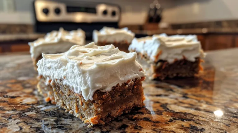 Decadent Carrot Cake Bars with Cream Cheese Frosting