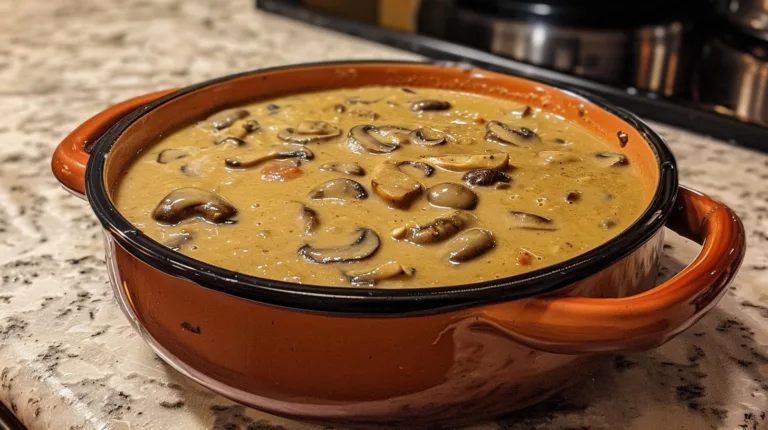 Decadent and Creamy Mushroom Soup Recipe