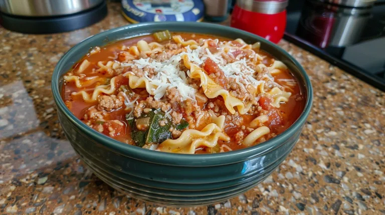 Easy Lasagna Soup Recipe: A Delicious Twist