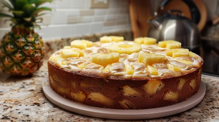Heavenly White Chocolate Pineapple Cake Recipe