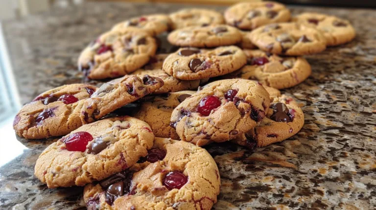 Maraschino Cherry Chocolate Chip Cookies Recipe