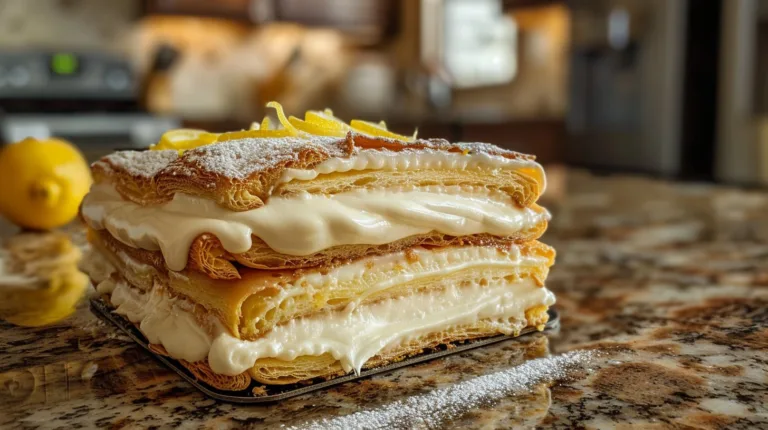 No-Bake Lemon Éclair Cake: A Refreshing Treat