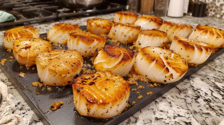 Perfectly Seared Jumbo Scallops – A Gourmet Delight