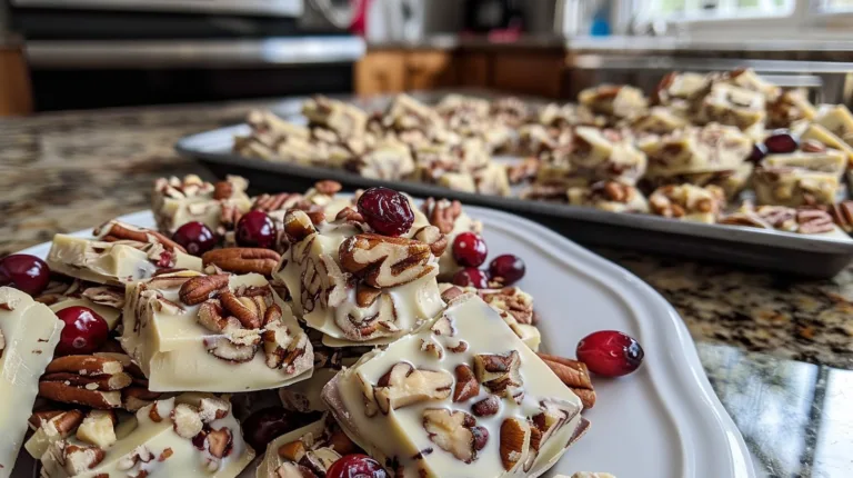 White Chocolate Cranberry Pecan Clusters Recipe