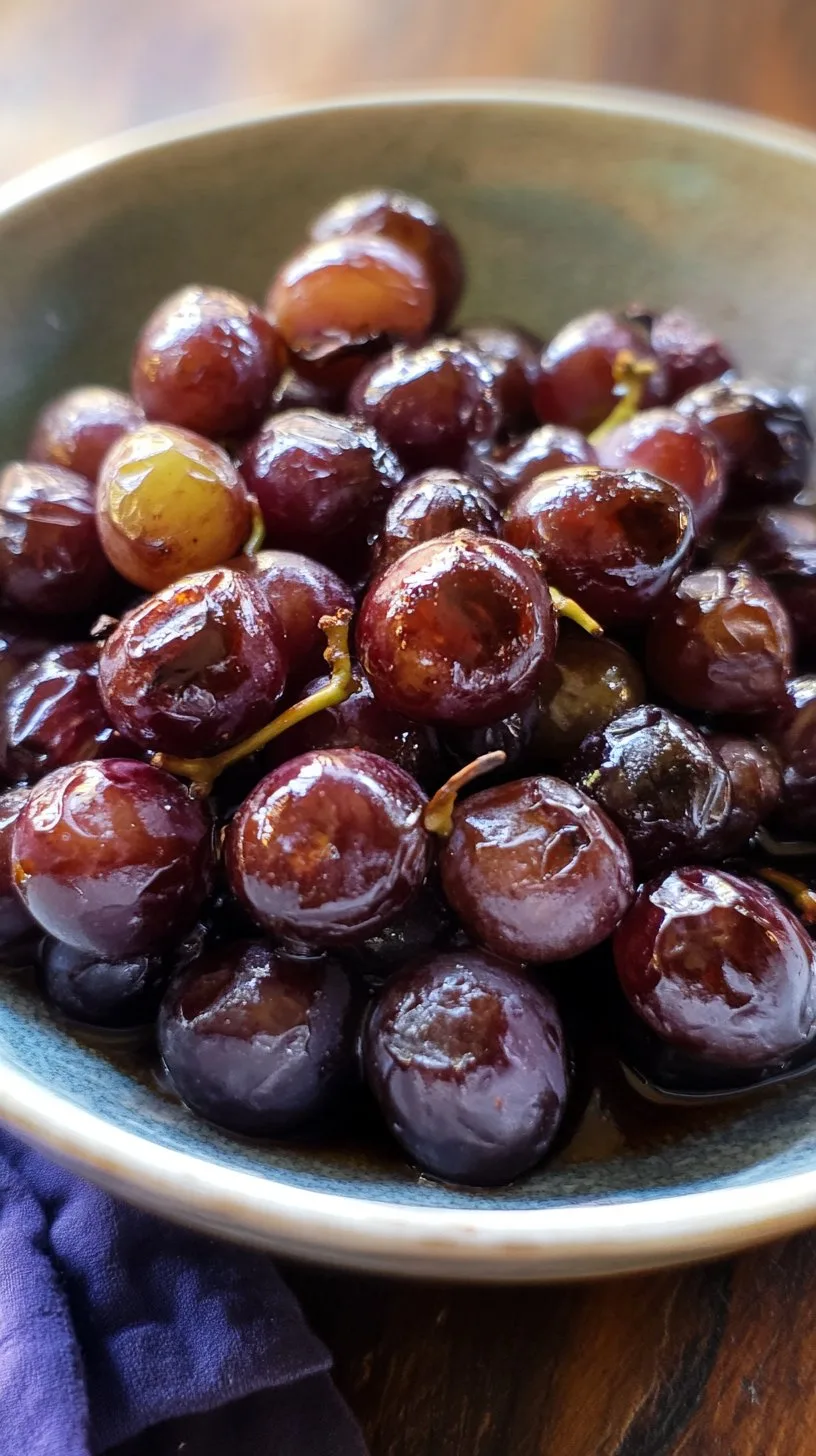 Balsamic Roasted Grapes Recipe: A Flavorful Delight