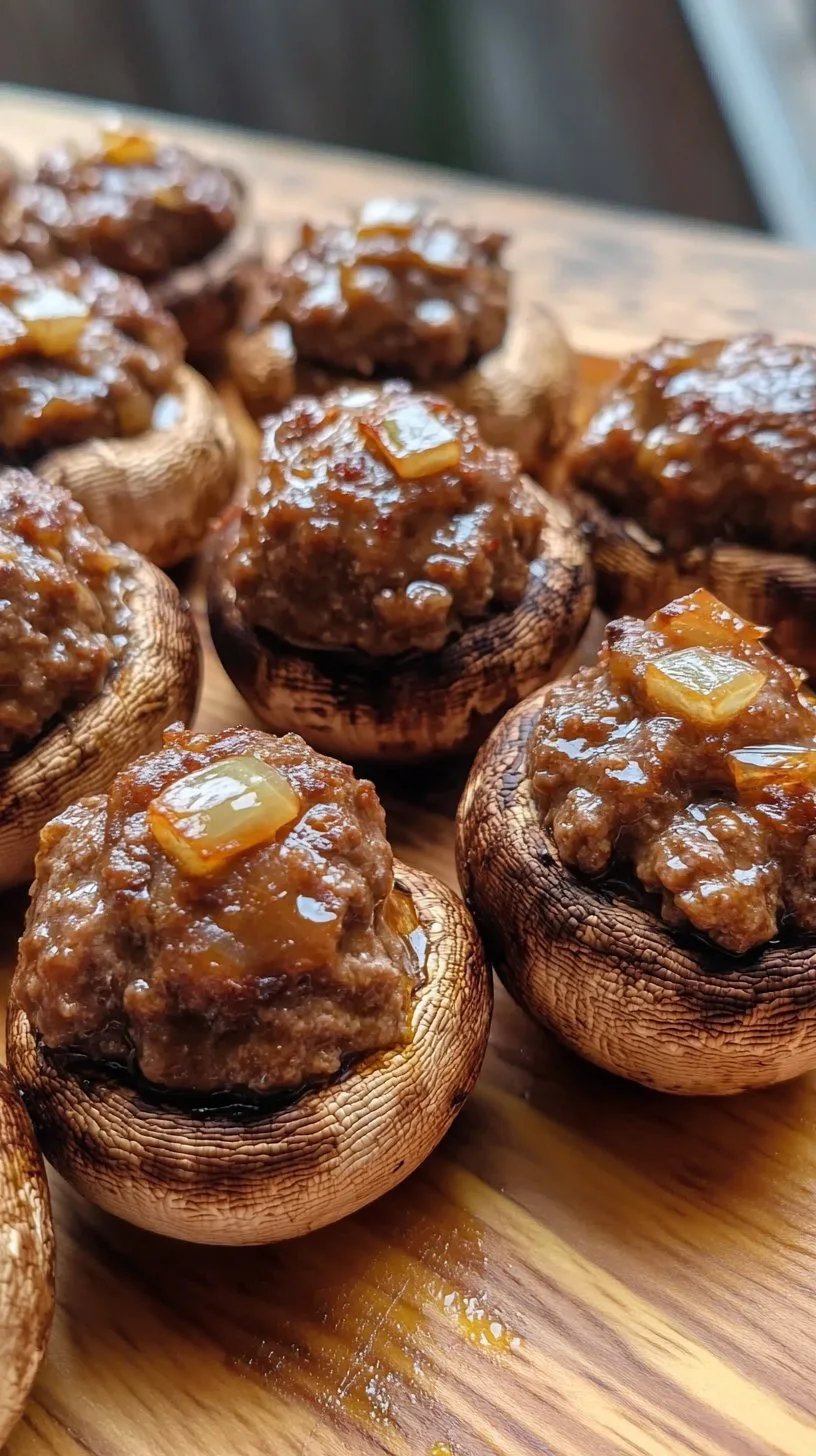 Beef-Stuffed Mushrooms Recipe: A Delicious Appetizer