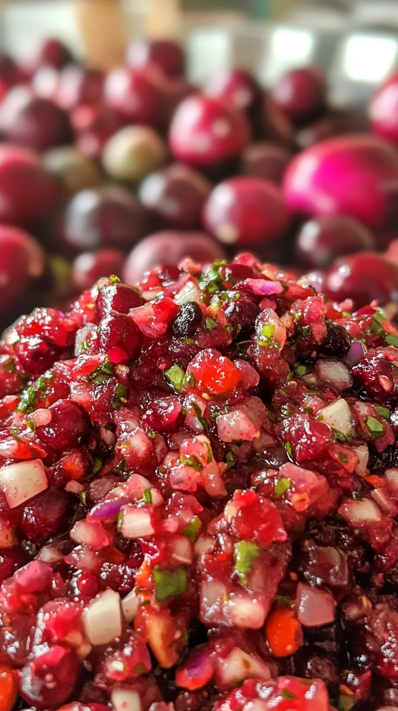 Cranberry Salsa: A Zesty and Refreshing Recipe