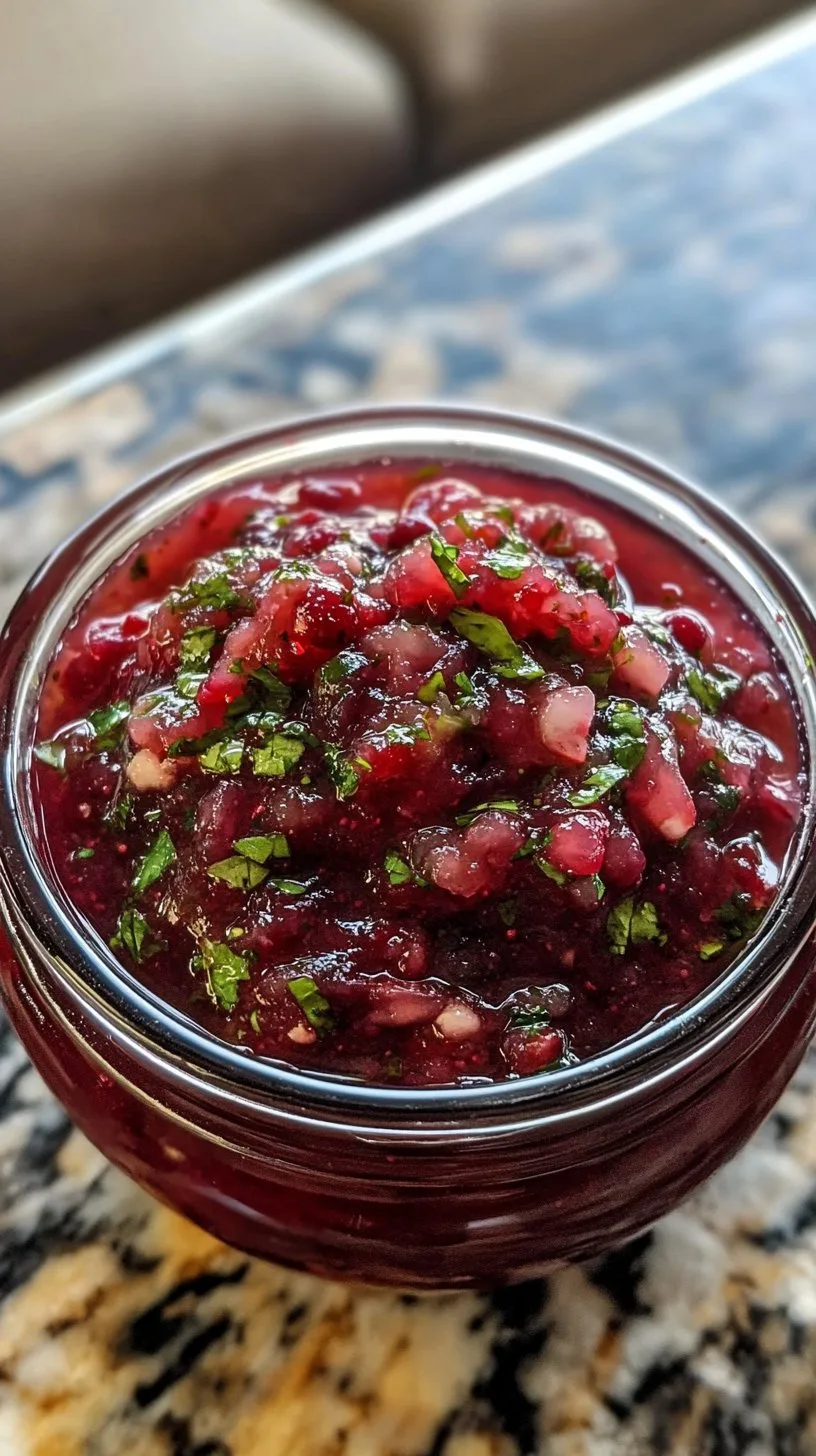 Cranberry Salsa: A Zesty and Refreshing Recipe