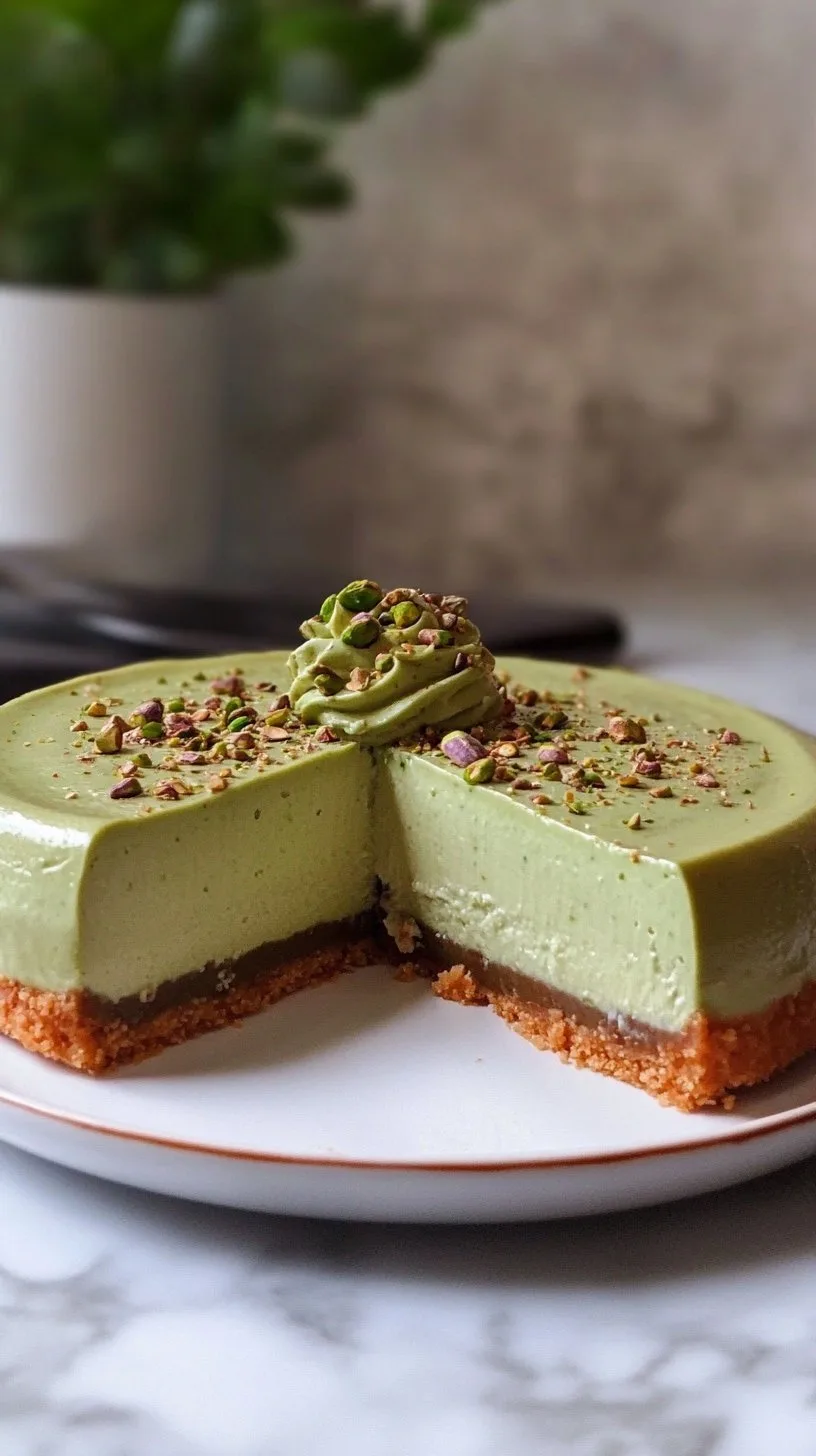 Decadent Pistachio Cream Cheesecake Recipe