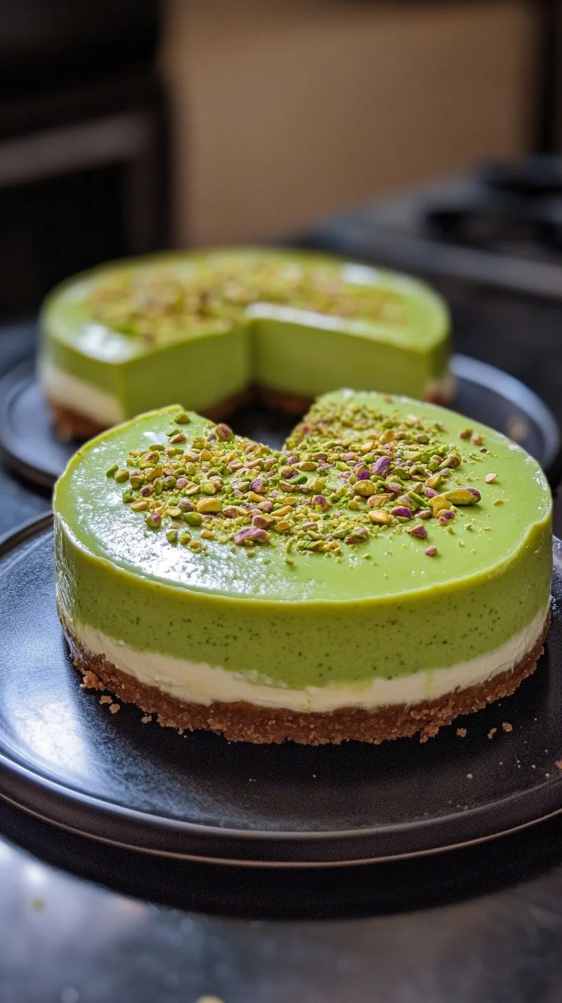 Decadent Pistachio Cream Cheesecake Recipe