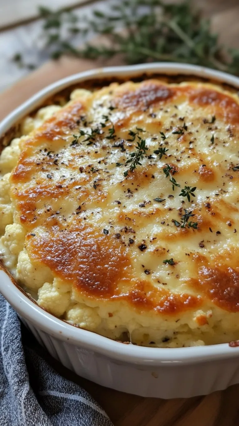 Easy Cauliflower Gratin & Gruyere Recipe Delight