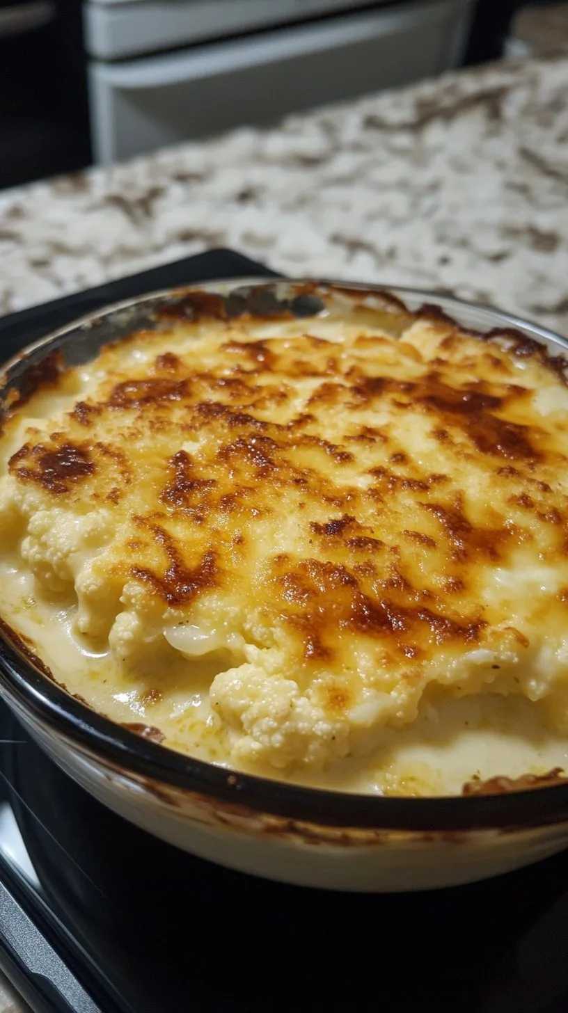 Easy Cauliflower Gratin & Gruyere Recipe Delight