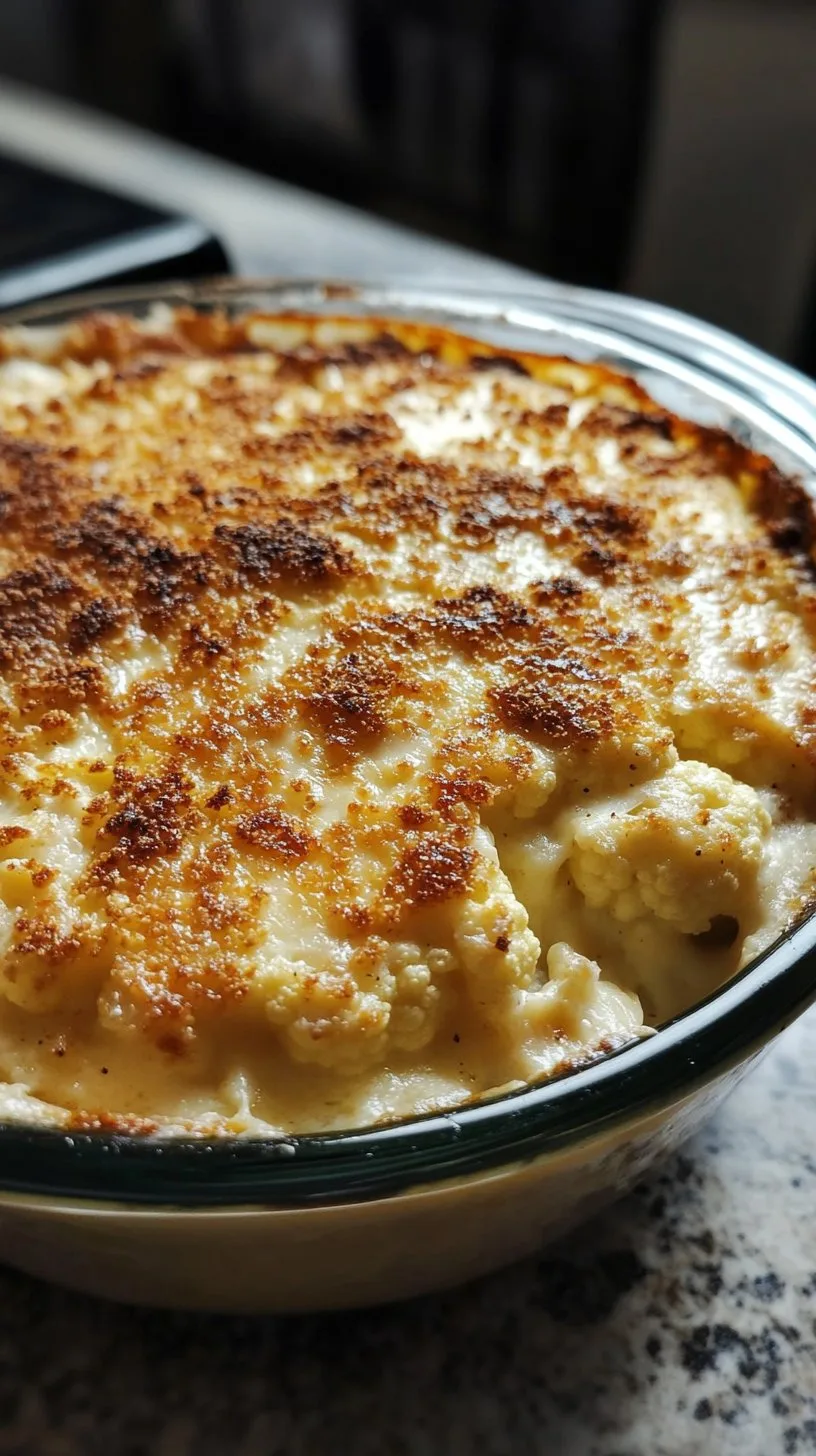 Easy Cauliflower Gratin & Gruyere Recipe Delight