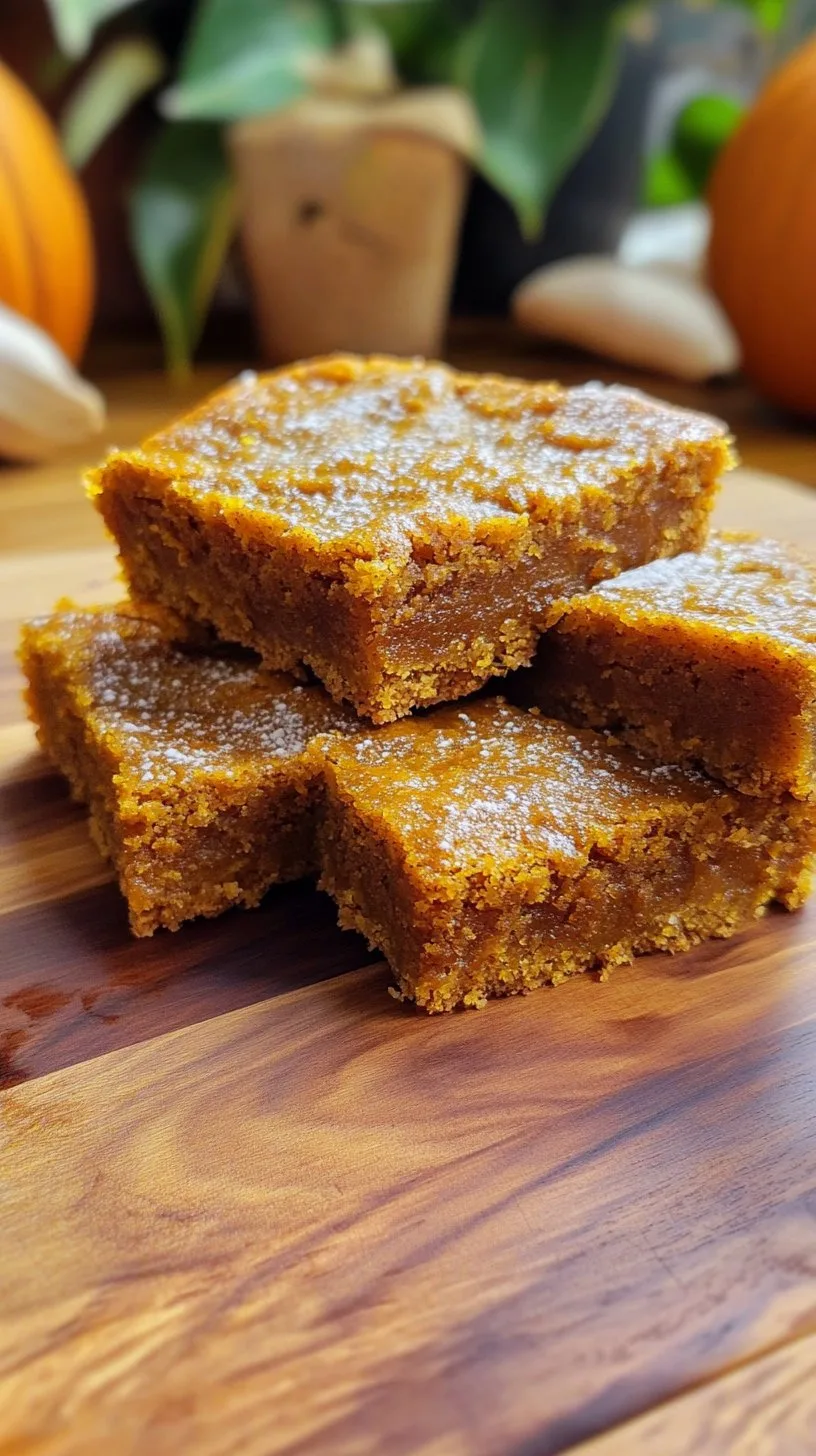 Easy Pumpkin Bars with Cake Mix Recipe Delight