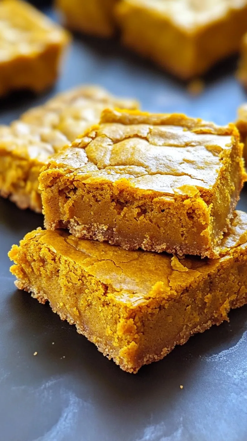 Easy Pumpkin Bars with Cake Mix Recipe Delight