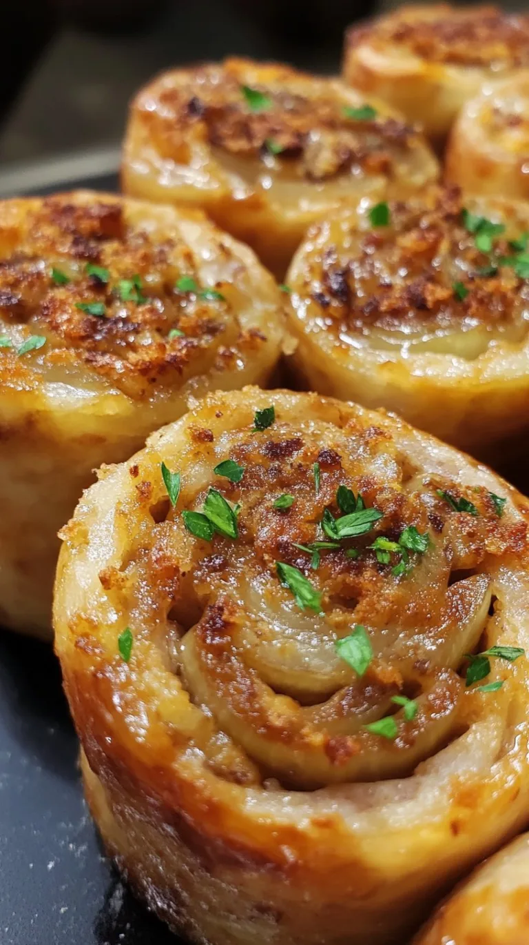 French Onion Sausage Rolls Recipe for Delicious Baking