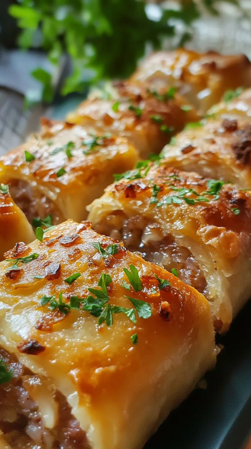 French Onion Sausage Rolls Recipe for Delicious Baking