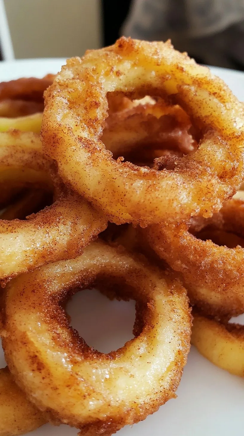 Fried Cinnamon Apple Rings Recipe: Sweet & Crispy