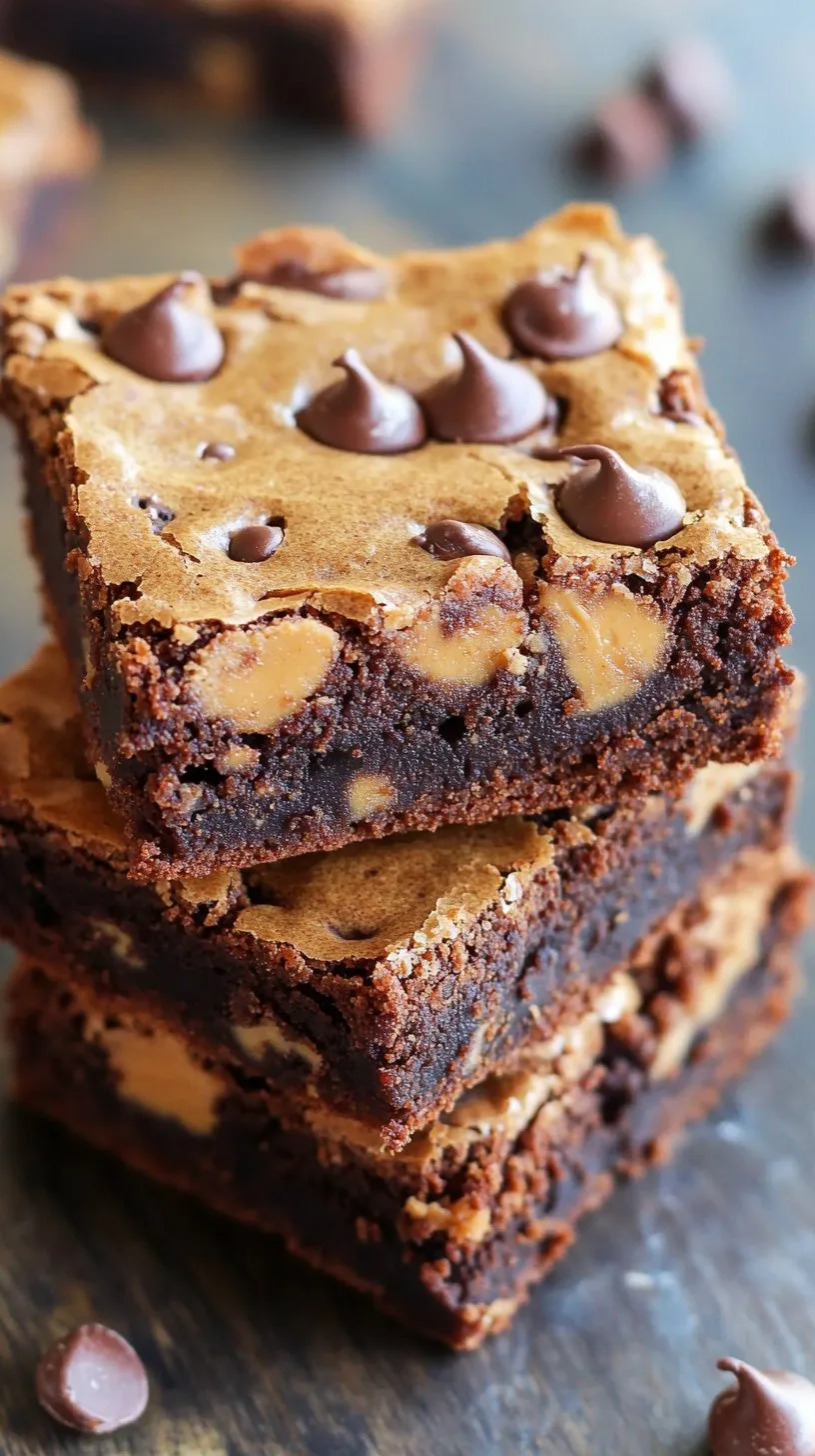 Fudgy Peanut Butter Brownies Recipe | Indulge Today