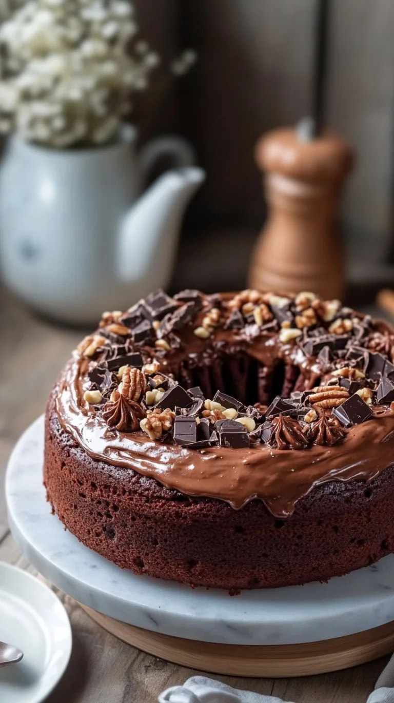 Heavenly German Chocolate Poke Cake Recipe