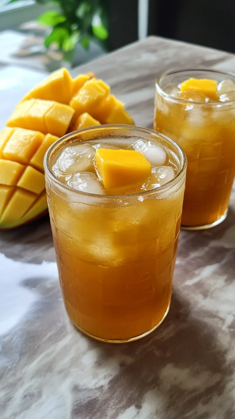 Homemade Mango Iced Tea Recipe – Refreshing & Delicious