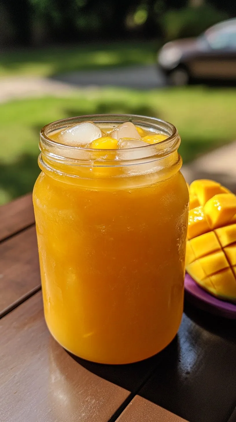 Homemade Mango Iced Tea Recipe – Refreshing & Delicious