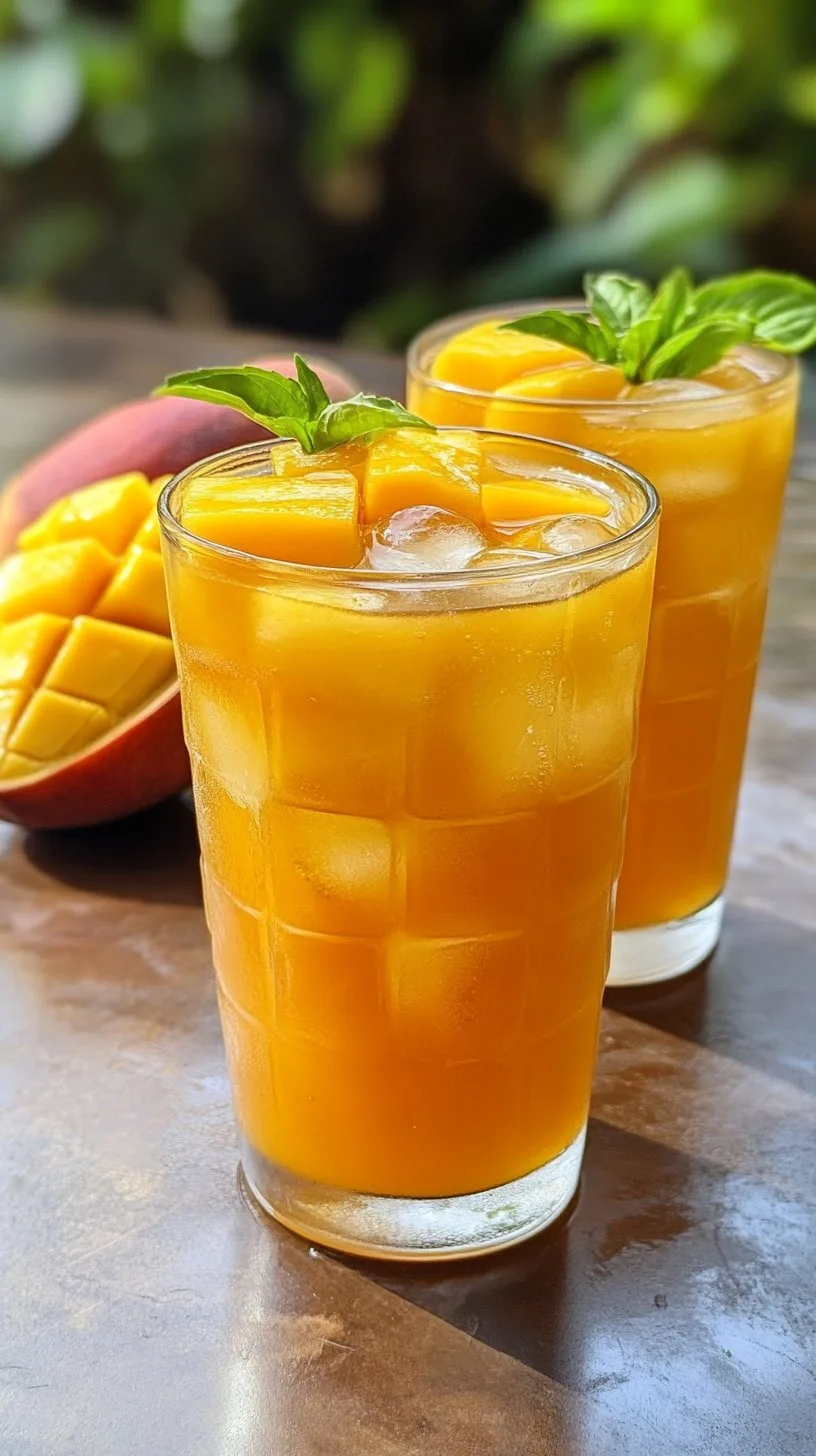 Homemade Mango Iced Tea Recipe – Refreshing & Delicious