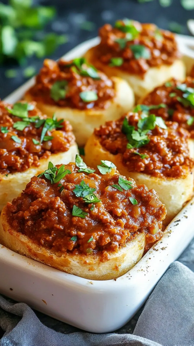 Italian Garlic Bread Sloppy Joes Recipe