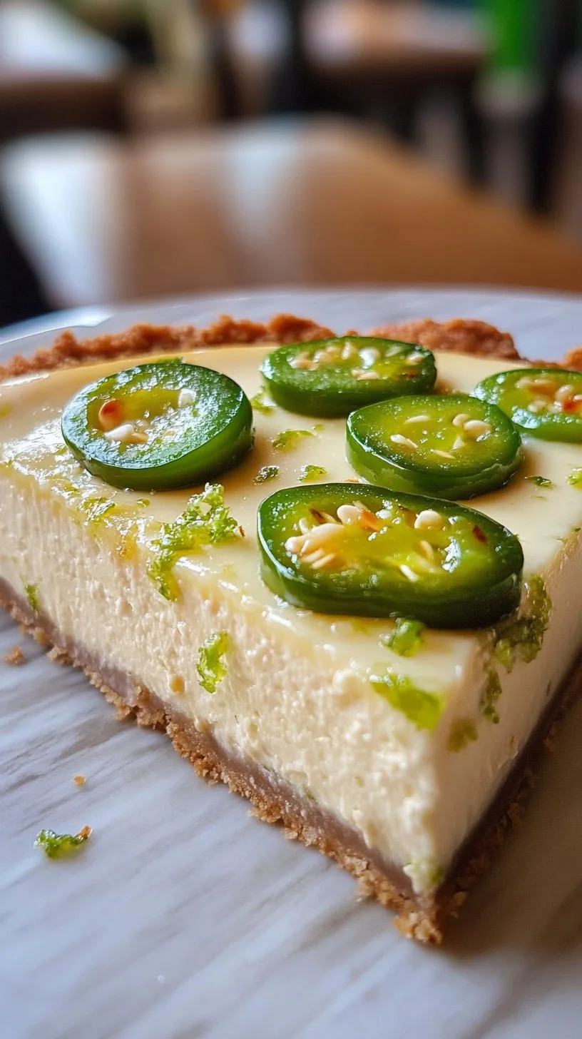 Jalapeno Lime Cheesecake Recipe: Zesty Delight