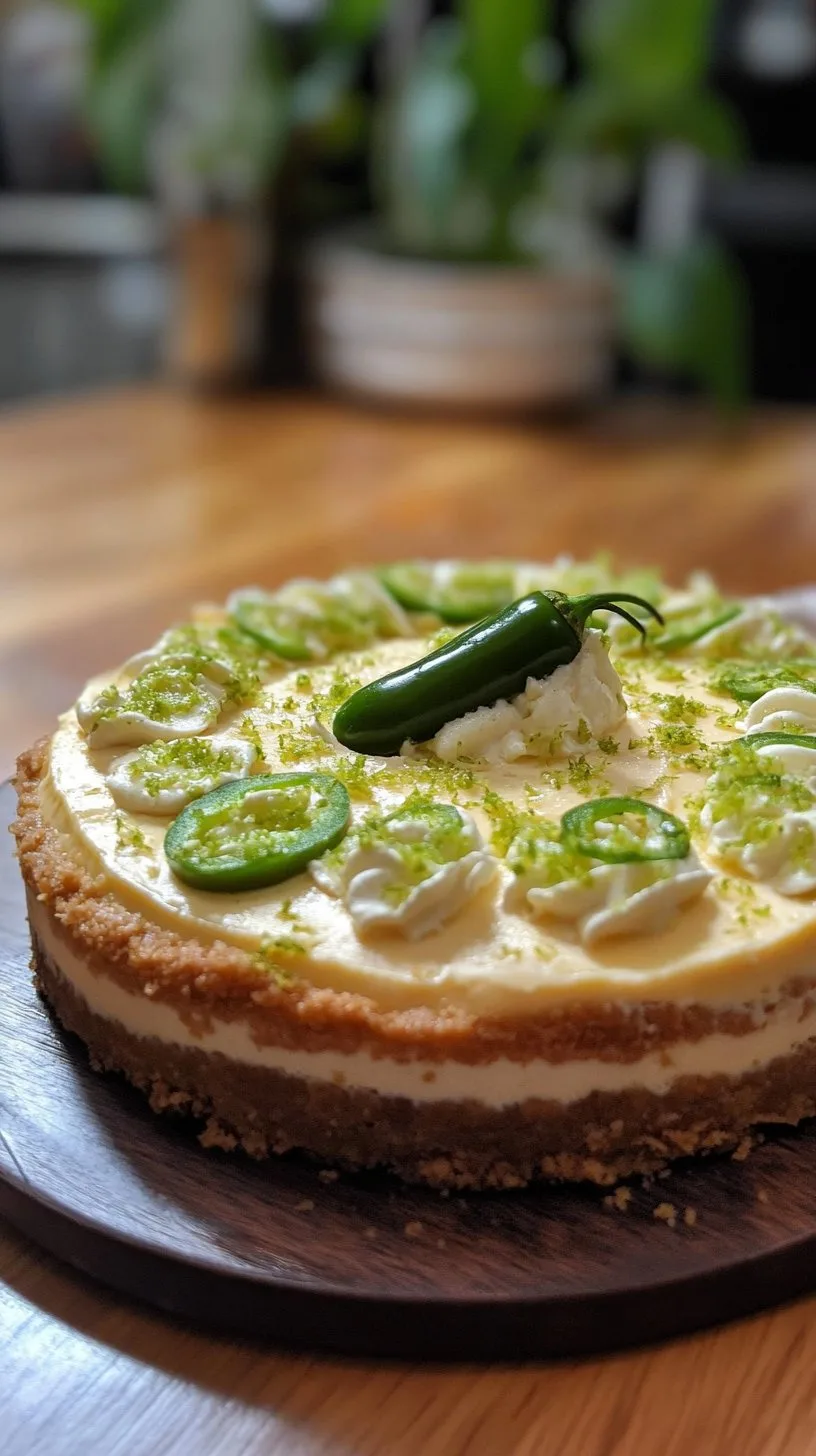 Jalapeno Lime Cheesecake Recipe: Zesty Delight