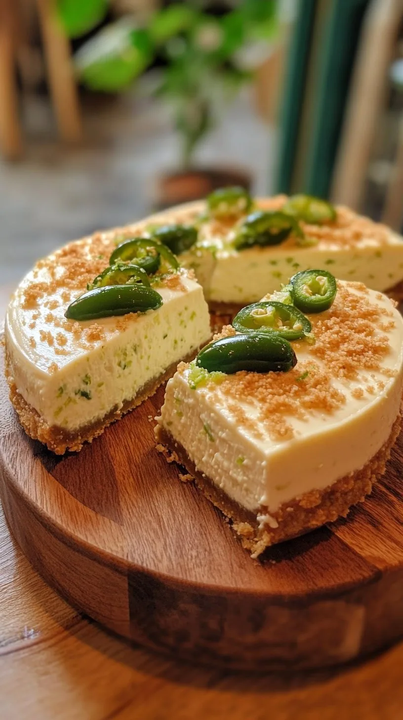 Jalapeno Lime Cheesecake Recipe: Zesty Delight