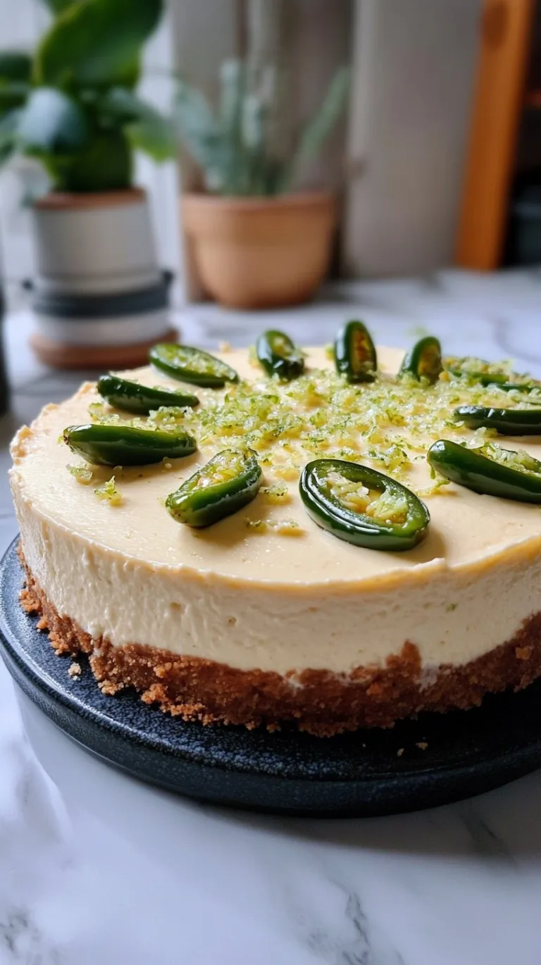 Jalapeno Lime Cheesecake Recipe – A Spicy Twist