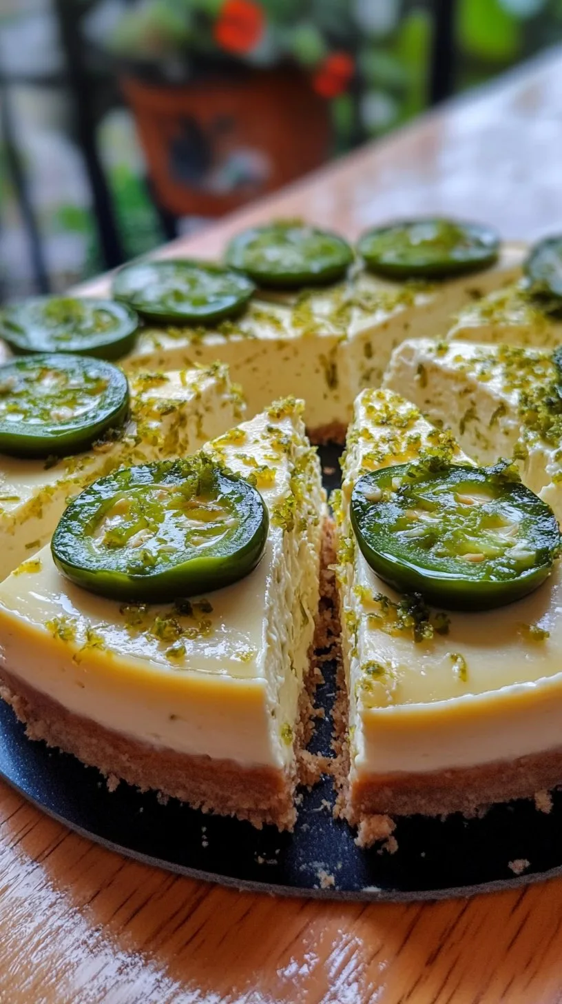 Jalapeno Lime Cheesecake Recipe - A Spicy Twist