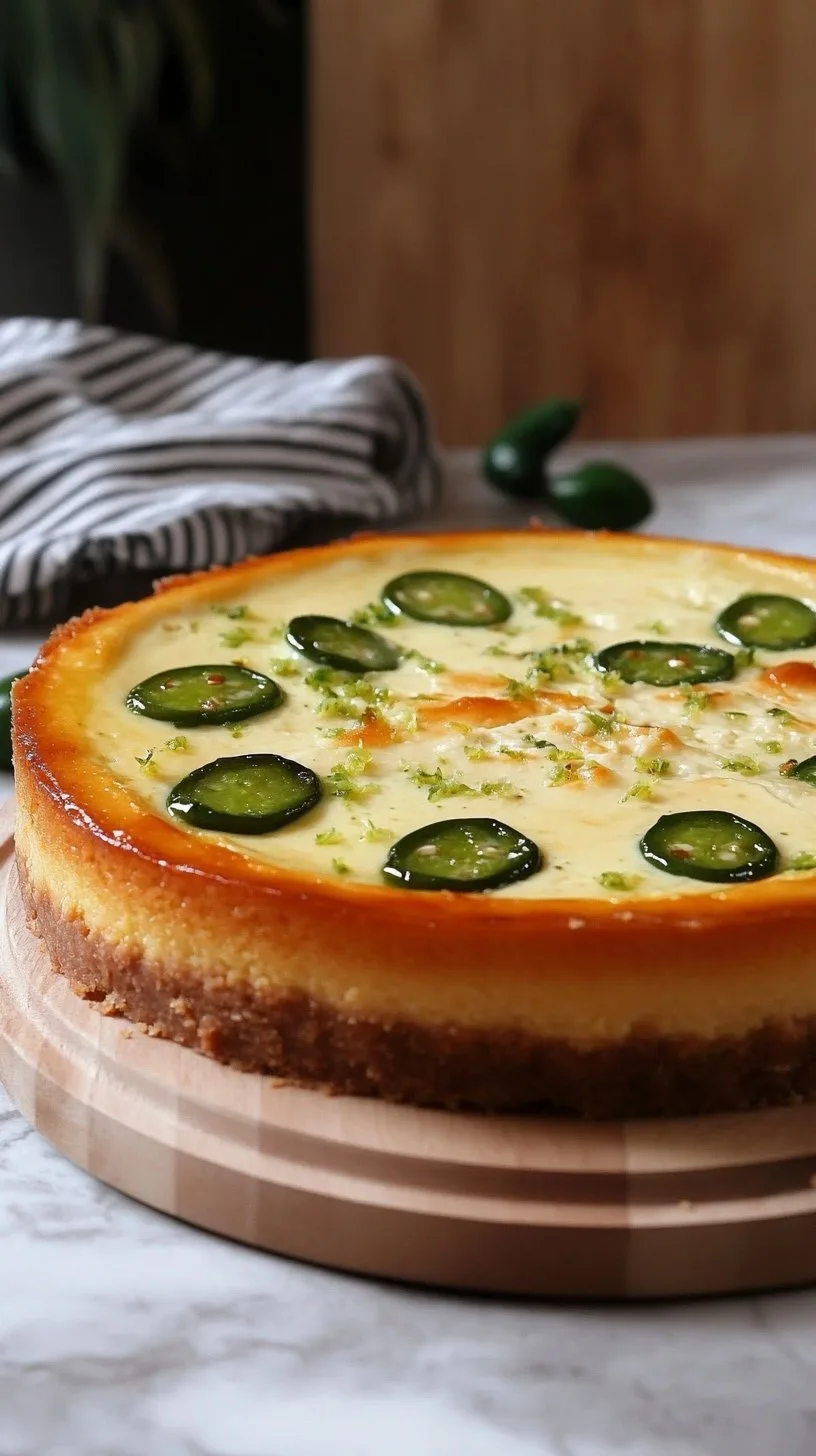 Jalapeno Lime Cheesecake Recipe - A Spicy Twist