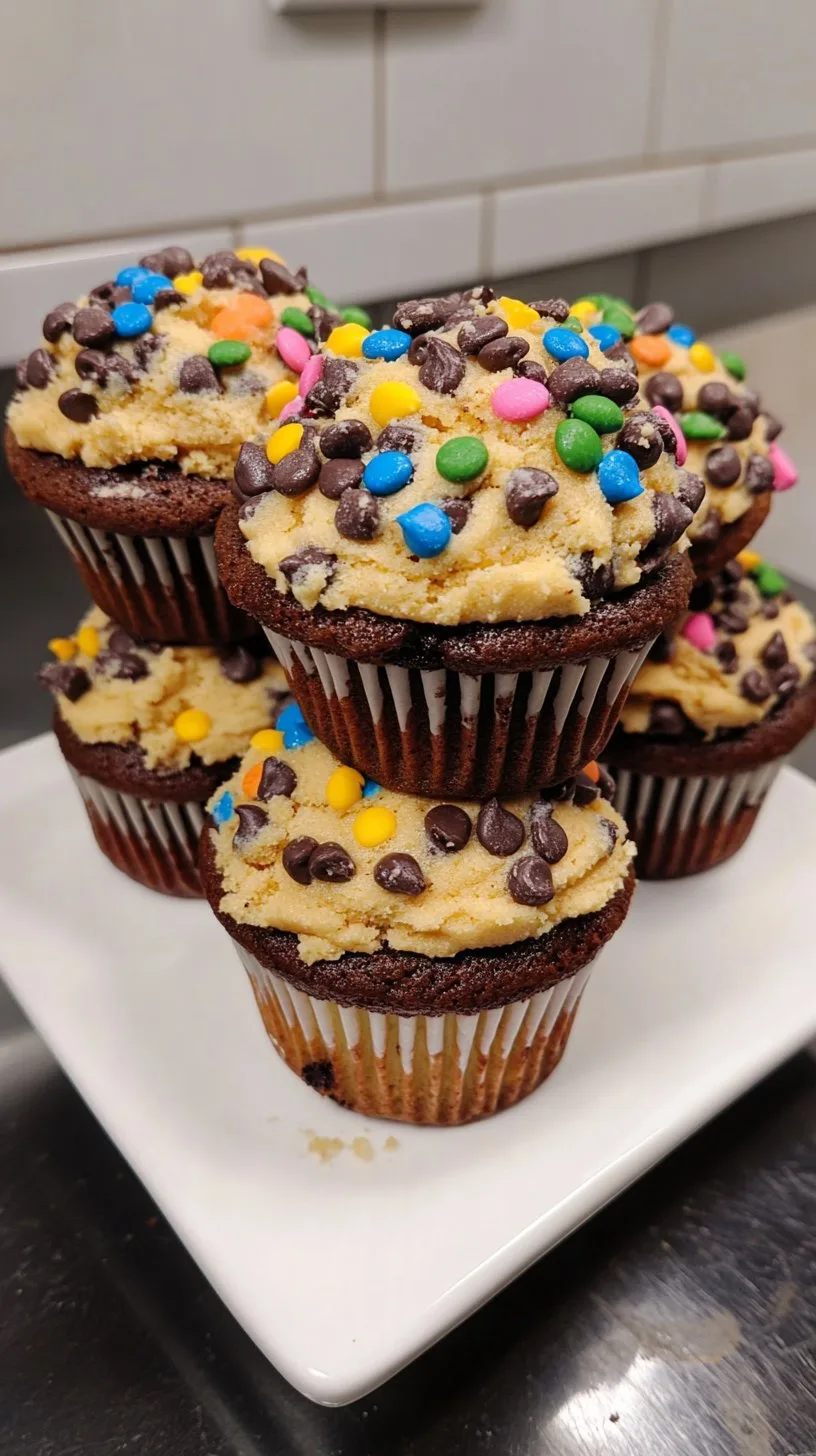 Monster Cookie Dough Cupcakes: Deliciously Fun Treats