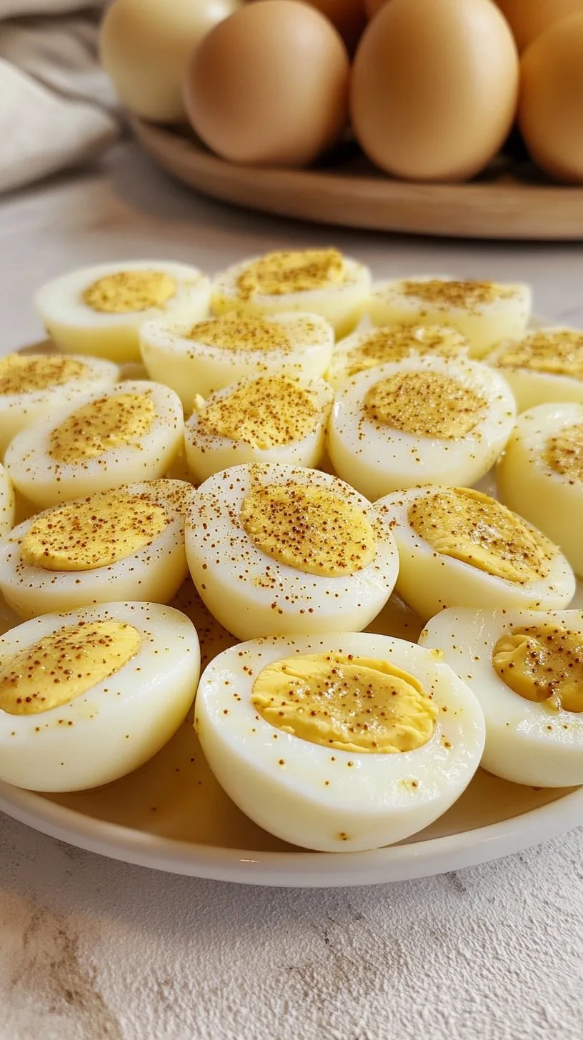 Mustard Pickled Eggs Recipe: Tangy & Delicious