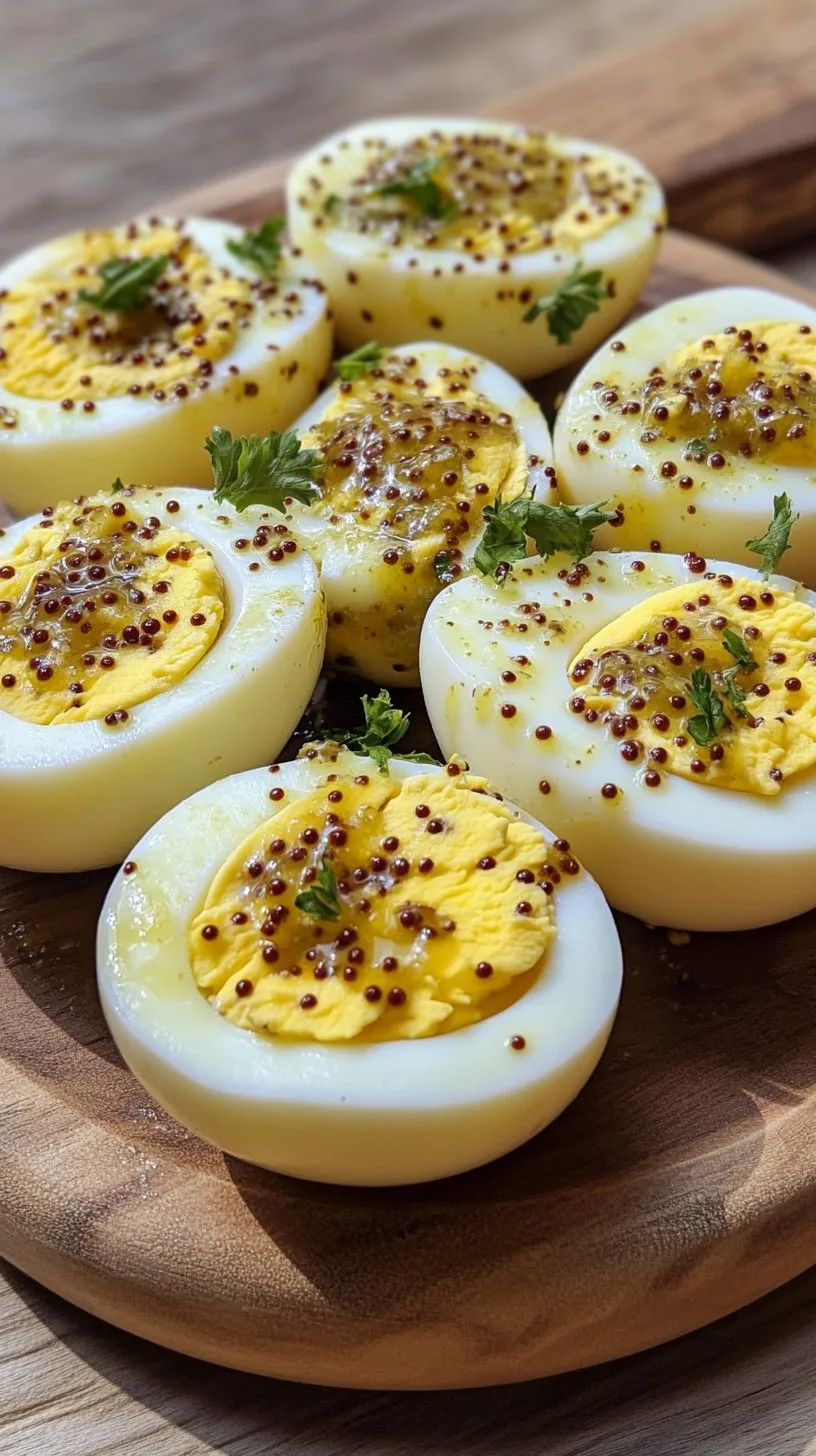 Mustard Pickled Eggs Recipe: Tangy & Delicious