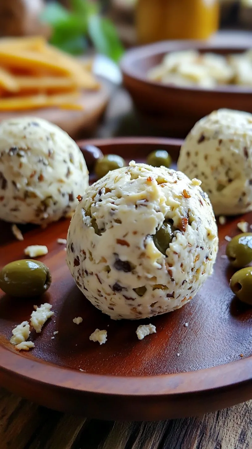 Olive Cheese Ball Recipe: A Perfect Party Starter