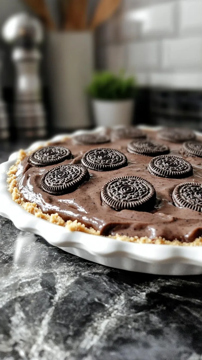 Oreo Mud Pie Recipe: Decadent Dessert Delight