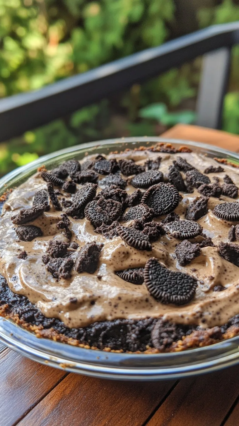 Oreo Mud Pie Recipe: Decadent Dessert Delight