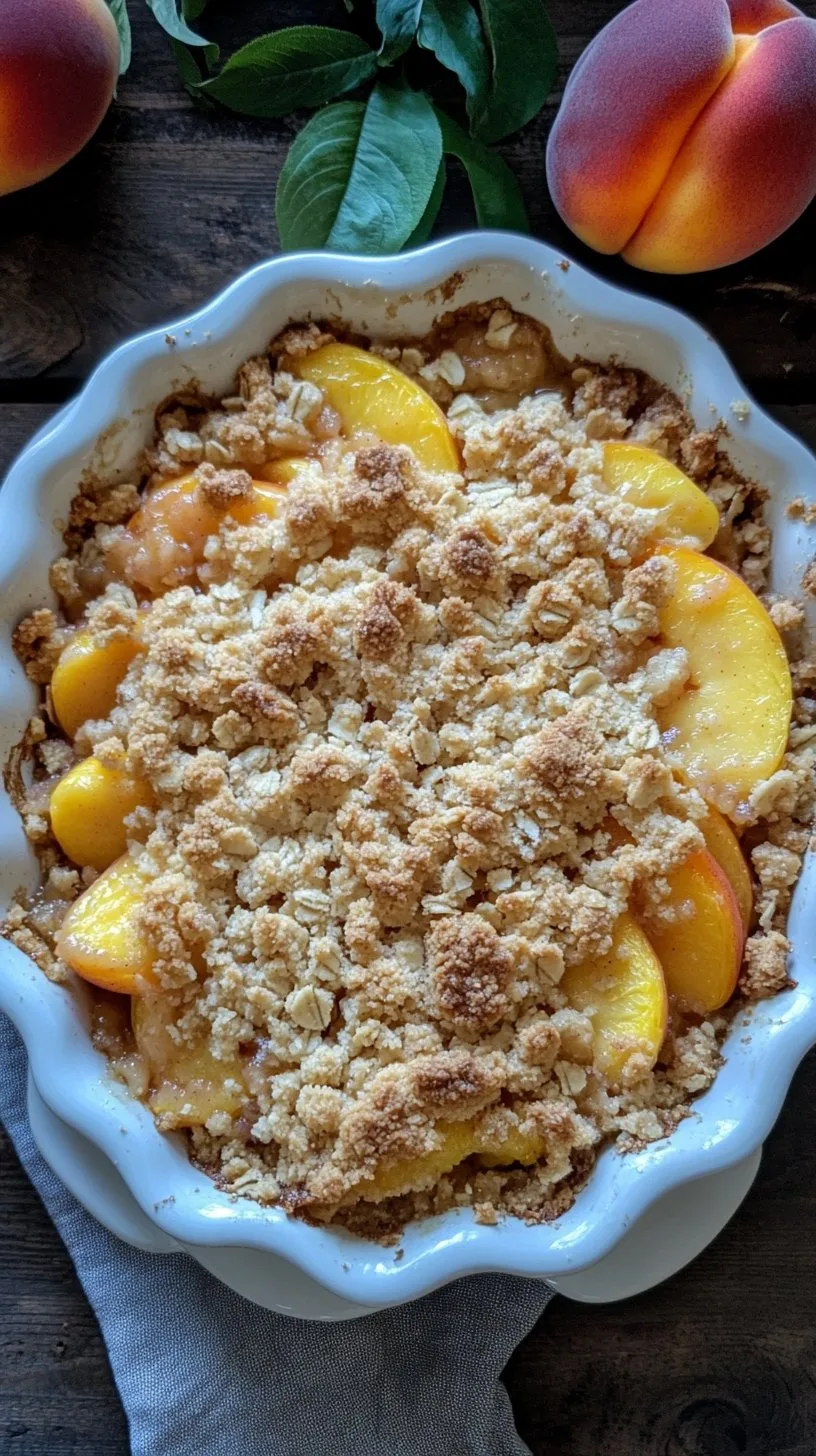 Peach Crumble Recipe: A Delicious Dessert Delight