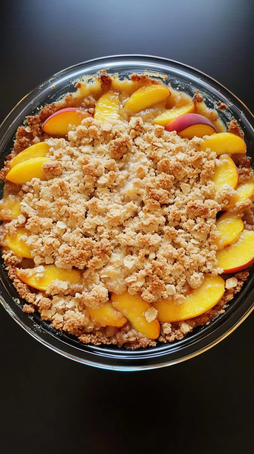 Peach Crumble Recipe: A Delicious Dessert Delight