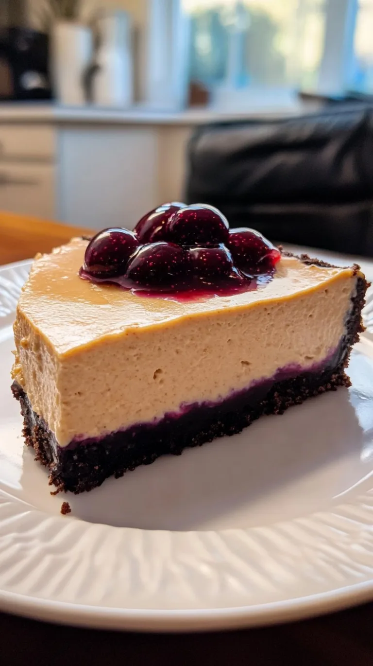 Peanut Butter & Jelly Cheesecake Recipe