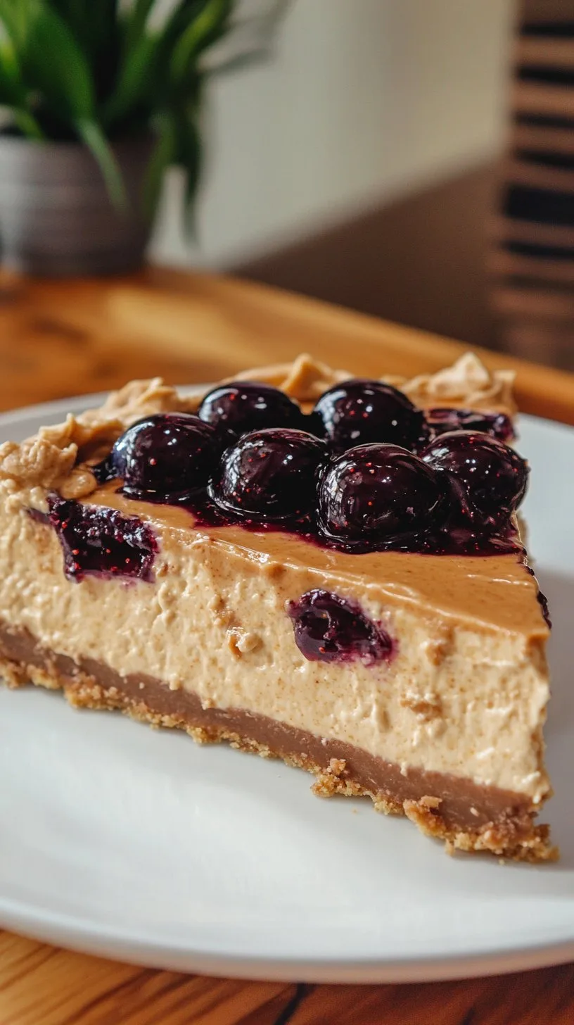 Peanut Butter & Jelly Cheesecake Recipe