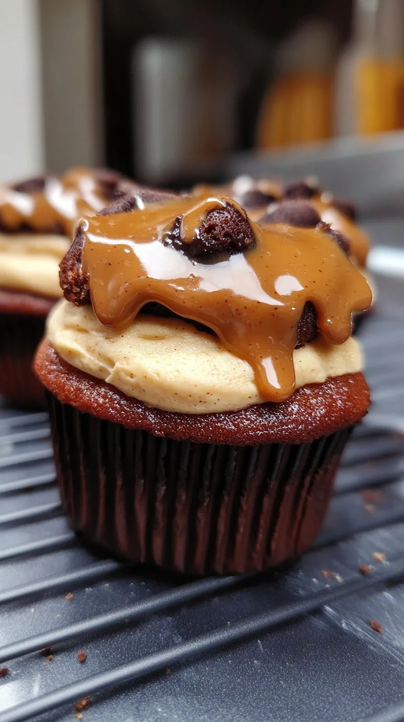 Peanut Butter Cup Lava Cupcakes Recipe