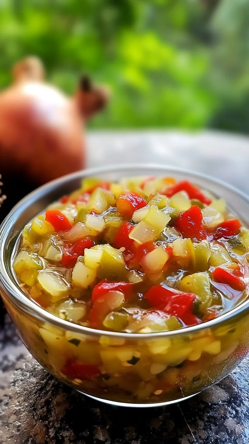 Pickled Pepper and Onion Relish Recipe