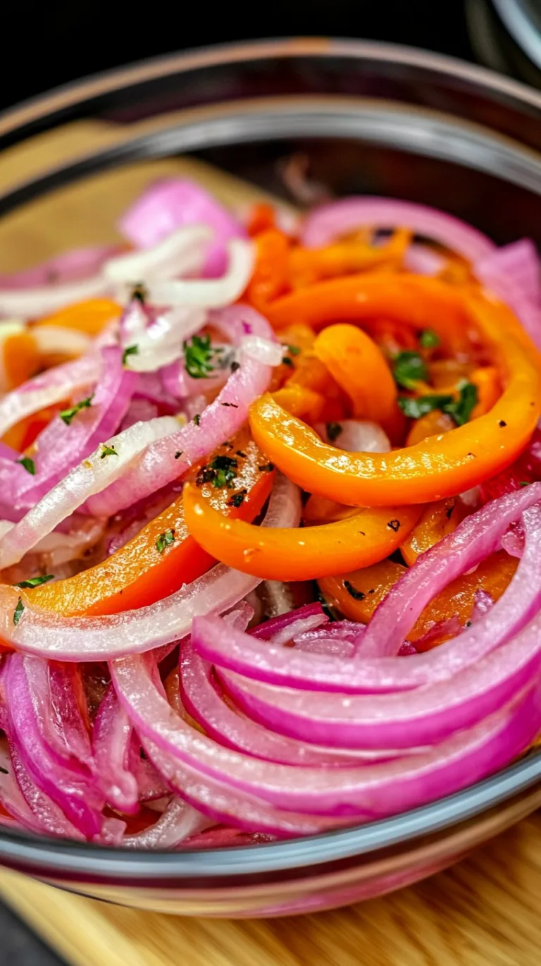 Pickled Sweet Peppers & Onions Recipe: A Flavorful Delight